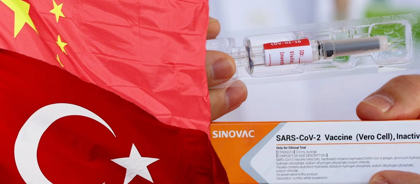 Τουρκία: «Έχουμε εμβολιάσει πάνω από 500.000 ανθρώπους μέσα σε 2 μέρες με το κινεζικό εμβόλιο»